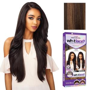 image:imageSensationnel What Lace 13X6 Wigs  Morgan Lacefrontal Hand Tied Glueless Synthetic with Natural Density Preplucked Hairline 1B OFFBLACKFLAMBOYAGEGOLD