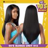 image:imageSensationnel Butta Lace 90Sbangs Wigs  Unit 912 Glueless Wide Deep Part Synthetic Preplucked Hairline 1 JETBLACK1 JETBLACK