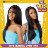 image:imageSensationnel Butta Lace 90Sbangs Wigs  Unit 912 Glueless Wide Deep Part Synthetic Preplucked Hairline 1 JETBLACK1B OFFBLACK