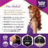 image:imageSensationnel Butta Lace Prestyled Wigs  Unit 3 Glueless Hand Tied Deep Lace Part Synthetic Preplucked Hairline 1 JETBLACK2 DARKBROWN