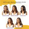 image:imageSensationnel Butta Lace Wigs  Unit 40 Extra Wide 5 Inch Deep Parting Synthetic Preplucked Hairline Glueless Lacefront 1 JETBLACKCOLORBLOCK1RED
