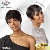 image:imageSensationnel Empire Human Hair Wig  Salt And Pepper Denia Contouring Mesh Cap Heat Safe 2 DARKBROWNT227