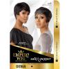 image:imageSensationnel Empire Human Hair Wig  Salt And Pepper Denia Contouring Mesh Cap Heat Safe 2 DARKBROWNT227