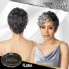 image:imageSensationnel Empire Human Hair Wig  Salt And Pepper Flora Contouring Mesh Cap Heat Safe 1 JETBLACKHL1B44