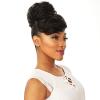 image:imageSensationnel Instant Bun With Bang  Carla Synthetic Up Do Wig Piece 1 JETBLACK4 MEDBROWN