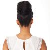image:imageSensationnel Instant Bun With Bang  Carla Synthetic Up Do Wig Piece 1 JETBLACK4 MEDBROWN