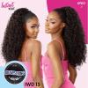 image:imageSensationnel Instant Weave Half Wig  15 Synthetic Blendwig Adjustable Drawstring for Seamless Hair Blending 1 JETBLACK1B OFFBLACK