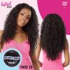 image:imageSensationnel Instant Weave Half Wig  15 Synthetic Blendwig Adjustable Drawstring for Seamless Hair Blending 1 JETBLACKTH227