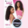 image:imageSensationnel Instant Weave Half Wig  15 Synthetic Blendwig Adjustable Drawstring for Seamless Hair Blending 1 JETBLACKTH227