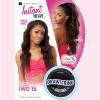 image:imageSensationnel Instant Weave Half Wig  16 Synthetic Blendwig Adjustable Drawstring for Seamless Hair Blending 1B OFFBLACKT227