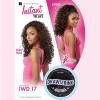 image:imageSensationnel Instant Weave Half Wig  17 Synthetic Blendwig Adjustable Drawstring for Seamless Hair Blending 1 JETBLACK2 DARKBROWN