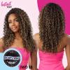 image:imageSensationnel Instant Weave Half Wig  18 Synthetic Blendwig Adjustable Drawstring for Seamless Hair Blending 1 JETBLACK1B OFFBLACK