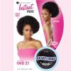 image:imageSensationnel Instant Weave Half Wig  21 Synthetic Blendwig Adjustable Drawstring for Seamless Hair Blending 1 JETBLACKT2BG
