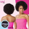 image:imageSensationnel Instant Weave Half Wig  21 Synthetic Blendwig Adjustable Drawstring for Seamless Hair Blending 1 JETBLACKT2BG