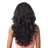 image:imageSensationnel Instant Weave Half Wig  3 Synthetic Blendwig Adjustable Drawstring for Seamless Hair Blending 1 JETBLACK4 MEDBROWN