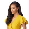 image:imageSensationnel Instant Weave Half Wig  4 Synthetic Blendwig Adjustable Drawstring for Seamless Hair Blending 1 JETBLACK1 JETBLACK