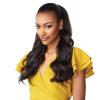 image:imageSensationnel Instant Weave Half Wig  4 Synthetic Blendwig Adjustable Drawstring for Seamless Hair Blending 1 JETBLACKT1B4