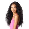 image:imageSensationnel Instant Weave Half Wig  5 Synthetic Blendwig Adjustable Drawstring for Seamless Hair Blending 1 JETBLACKT227