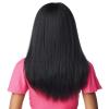 image:imageSensationnel Instant Weave Half Wig  8 Synthetic Blendwig Adjustable Drawstring for Seamless Hair Blending 1B OFFBLACK4 MEDBROWN