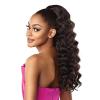 image:imageSensationnel Instant Weave Half Wig  8 Synthetic Blendwig Adjustable Drawstring for Seamless Hair Blending 1B OFFBLACKDark Brown 2