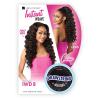 image:imageSensationnel Instant Weave Half Wig  8 Synthetic Blendwig Adjustable Drawstring for Seamless Hair Blending 1B OFFBLACKT230