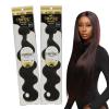 image:imageSensationnel Empire bundles body wave 10a tangle shed free human hair for weaving and sew in styles  2 pack 10 inch NATURALNATURAL