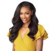 image:imageSensationnel Instant Weave Half Wig  4 Synthetic Blendwig Adjustable Drawstring for Seamless Hair Blending 1 JETBLACKT2COPPER