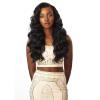 image:imageSensationnel Instant Weave Half Wig  Dee Synthetic Wig Cap for Seamless Hair Blending 1 JETBLACK2 DARKBROWN