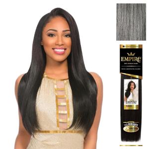image:imageSensationnel Empire yaki human hair  Tangle Free Weaving for Quick Weave and Sew in Styles for Faux Highlights and Fauxmiddlepart Leave Out  1 Pack 16 inch BLDARKBLONDEM51