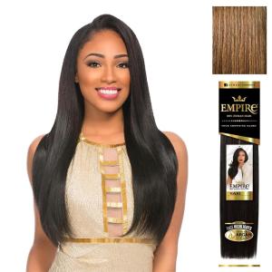 image:imageSensationnel Empire yaki human hair  Tangle Free Weaving for Quick Weave and Sew in Styles for Faux Highlights and Fauxmiddlepart Leave Out  1 Pack 16 inch BLDARKBLONDES427
