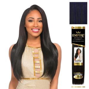 image:imageSensationnel Empire yaki human hair  Tangle Free Weaving for Quick Weave and Sew in Styles for Faux Highlights and Fauxmiddlepart Leave Out  1 Pack 16 inch BLDARKBLONDEDARKBLUE