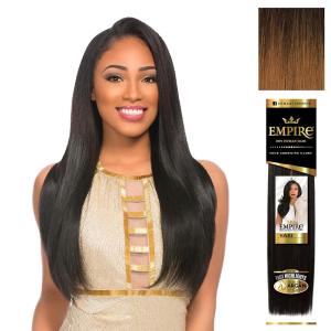 image:imageSensationnel Empire yaki human hair  Tangle Free Weaving for Quick Weave and Sew in Styles for Faux Highlights and Fauxmiddlepart Leave Out  1 Pack 16 inch BLDARKBLONDET1B30