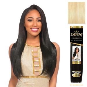 image:imageSensationnel Empire yaki human hair  Tangle Free Weaving for Quick Weave and Sew in Styles for Faux Highlights and Fauxmiddlepart Leave Out  1 Pack 16 inch BLDARKBLONDE613 BLONDE