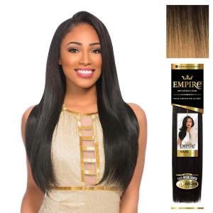 image:imageSensationnel Empire yaki human hair  Tangle Free Weaving for Quick Weave and Sew in Styles for Faux Highlights and Fauxmiddlepart Leave Out  1 Pack 16 inch BLDARKBLONDET1B27
