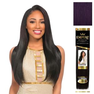 image:imageSensationnel Empire yaki human hair  Tangle Free Weaving for Quick Weave and Sew in Styles for Faux Highlights and Fauxmiddlepart Leave Out  1 Pack 16 inch BLDARKBLONDEDARKPURPLE