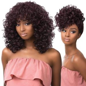 image:imageSensationnel Instant Fashion Wig  Ifw Gigi Synthetic Quick On The Go Styling Comfort Pre Made Styled 1 JETBLACKSM613304