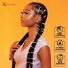 image:imageSensationnel Xpression Prestretched Braiding Hair  6x Braid 48 Inch All Kanekalon Flame Retardant Synthetic for Box Braids and Twists 1 JETBLACK1 JETBLACK
