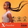 image:imageSensationnel Xpression Prestretched Braiding Hair  6x Braid 48 Inch All Kanekalon Flame Retardant Synthetic for Box Braids and Twists 1 JETBLACK1B OFFBLACK