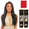 image:imageSensationnel Empire yaki human hair  Tangle Free Weaving for Quick Weave and Sew in Styles for Faux Highlights and Fauxmiddlepart Leave Out  2 Pack 14 inch T227613RED