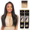 image:imageSensationnel Empire yaki human hair  Tangle Free Weaving for Quick Weave and Sew in Styles for Faux Highlights and Fauxmiddlepart Leave Out  2 Pack 14 inch T227613T1B613