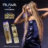 image:imageSensationnel Ruwa Prestretched Braiding Hair  3x Max 52 Inch Water Repellent Kanekalon Fast Dry Synthetic Sports Itch Free 1 Pack 1 JETBLACK1B OFFBLACK