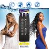 image:imageSensationnel Ruwa Prestretched Braiding Hair  3x Max 52 Inch Water Repellent Kanekalon Fast Dry Synthetic Sports Itch Free 1 Pack 1 JETBLACKRED