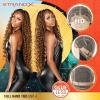 image:imageSensationnel Strand X Full Braided Lacewig  Unit 4 Hand Tied Boho Braid Style Kanekalon HD Glueless Wig 1 JETBLACKT227