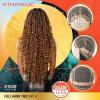 image:imageSensationnel Strand X Full Braided Lacewig  Unit 4 Hand Tied Boho Braid Style Kanekalon HD Glueless Wig 1 JETBLACKT230