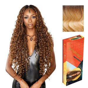 image:imageSensationnel Strand X Full Braided Lacewig  Unit 4 Hand Tied Boho Braid Style Kanekalon HD Glueless Wig 1 JETBLACKT427613