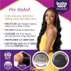 image:imageSensationnel Butta Lace Prestyled Wigs  Unit 9 Glueless 13x4 Hand Tied Lace Frontal Synthetic Preplucked Hairline 1 JETBLACKBALAYAGESUNKISSED
