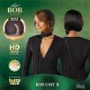 image:imageSensationnel Chicbob Lace Frontwig  Bob Unit 11 Face Framing Glueless Wig Wide 5 Inch Deep Part Synthetic Preplucked Hairline 1 JETBLACKCOLORFLIPCARAMEL