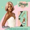image:imageSensationnel Glamzy Lace Part Wig  Rania Glueless Hand Tied Wider V Parting Synthetic Hair 1 JETBLACK2 DARKBROWN