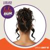 image:imageSensationnel Lulu Bun Updo Hairextensions  Unit 10 Synthetic 3x35 HD Lace Parting Quick and Easy Wear Hair 1 JETBLACKF1B30