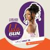 image:imageSensationnel Lulu Bun Updo Hairextensions  Unit 10 Synthetic 3x35 HD Lace Parting Quick and Easy Wear Hair 1 JETBLACKF1B30